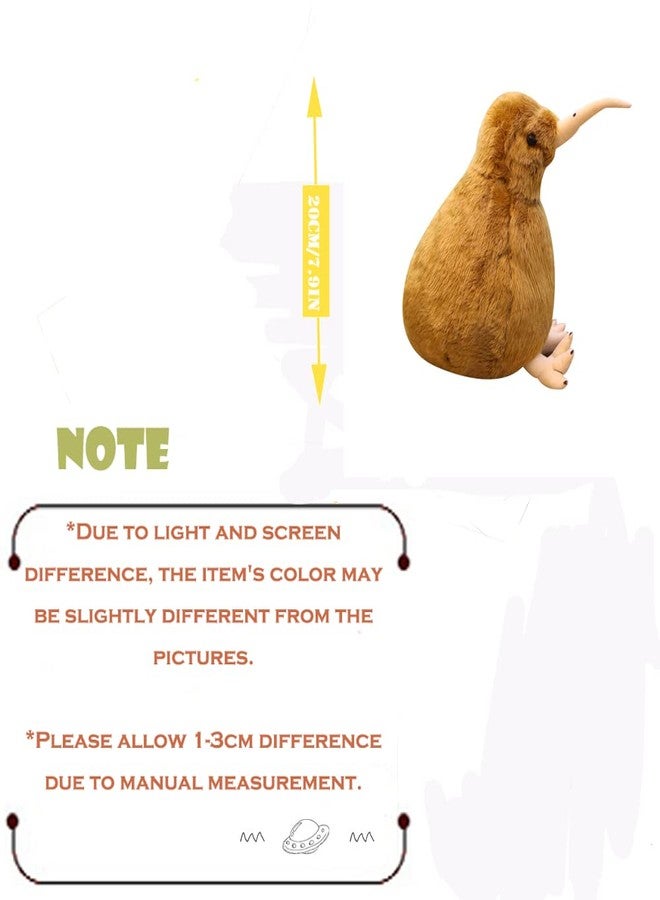 CHELEI2019 7.9" Kiwi Bird Stuffed Animal Plush Cute Hugging Pillow Soft Toy,Gifts for Kids - Image 5